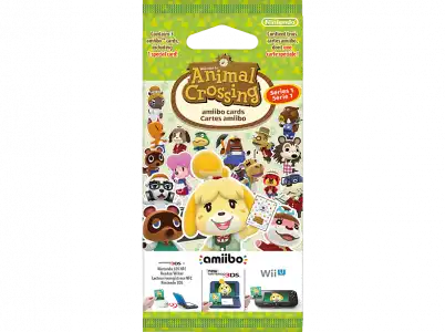 Pack 3 Tarjetas - Nintendo amiibo Animal Crossing Serie 1