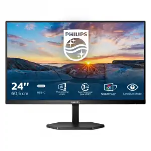 Philips - Monitor PC 60,5 Cm (24") 24E1N3300A 75 Hz, FHD IPS, Con Altavoces, Smart Image