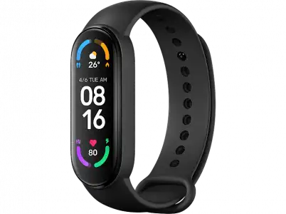 Pulsera de actividad - Xiaomi Mi Smart Band 6 NFC, 1.56", AMOLED, Sensor cardíaco, 14 días, TPU, 5 ATM, Negro