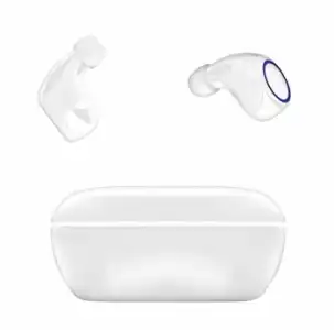 Auriculares Bluetooth Con Estuche De Carga Touch Control 4h - Blanco