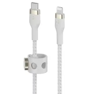 Belkin - Cable Antienredos Boost Charge Pro Flex De USB-C A Lightning Blanco