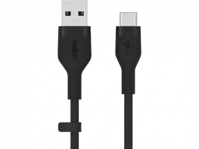 Cable USB - De USB-A a USB-C, Belkin CAB008bt1MBK, Para Dispositivos Habilitados con 1 m, Negro