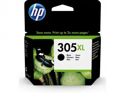 Cartucho de tinta - HP 305XL, Negro, 3YM62AE