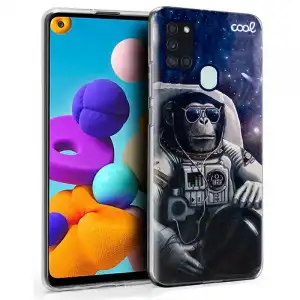 Cool Funda Dibujos Astronauta para Samsung Galaxy A21s