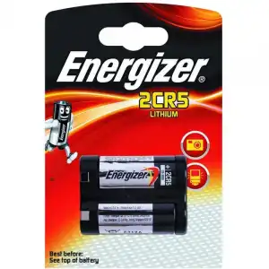 Energizer 2CR5 Pila de Litio 6V para Cámaras Fotográficas