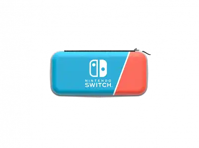 Funda - PDP Travel Case Neon Pop, Para Nintendo Switch, Con cremallera, Azul y Rojo