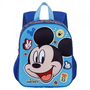 Karactermania Mochila Escolar Pequeña 3D Mickey Mouse Blissy