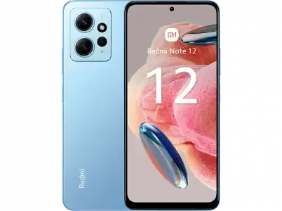 Móvil - Xiaomi Redmi Note 12, Azul, 128 GB, 4 GB RAM, 6.67" AMOLED FHD+ 120Hz, Qualcomm Snapdragon® 685 2,8 Ghz, 5000 mAh, Android