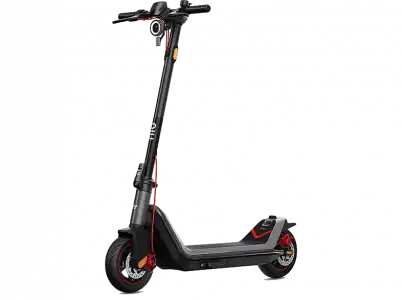 Patinete eléctrico - Niu KQi3 Max, 900 W, 450W Potencia nominal, Hasta 120 kg, 12500 mAh, 25 km/h, Negro y Rojo