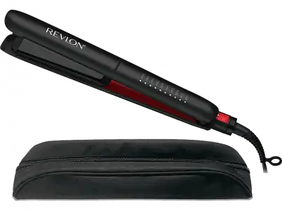 Plancha de pelo - Revlon RVST2211 Digital, 25 mm, 10 temperaturas, Hasta 235 °C, Negro