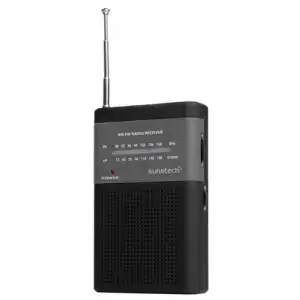 Radio Portátil Sunstech RPS42 AM/FM Negro