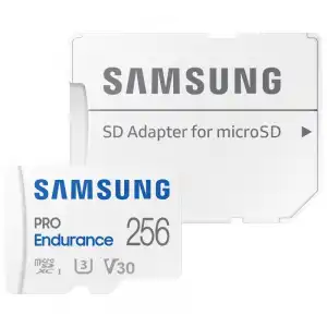 Samsung PRO Endurance microSDXC 256GB UHS-I V30 Clase 10 con Adaptador