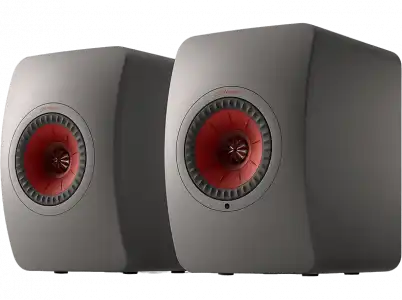 Sistema de audio inalámbrico - KEF LS50 Wireless II, Set 2, 2x 360 W, Wi-Fi, Uni-Q 1”-5.25”, Gris Titanium