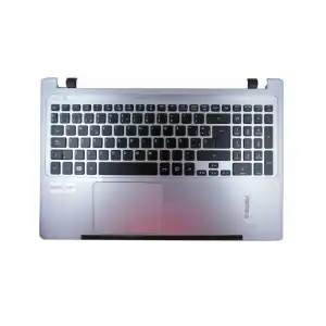 Teclado Completo Con Carcasa Frontal Para Portátil Acer Aspire V5-571 V5-551 Plateada