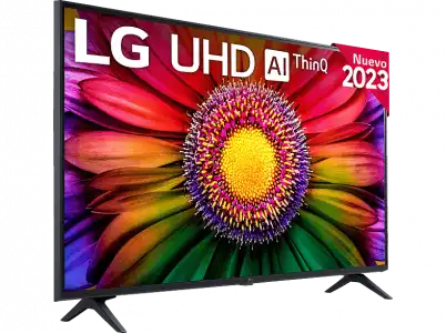 TV LED 43" - LG 43UR80006LJ, UHD 4K, Inteligente α5 4K Gen6, Smart TV, DVB-T2 (H.265), Azul ceniza