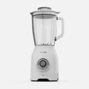 Universalblue Batidora De Vaso 1000w Blanca | Licuadora Para Smoothies | Cuchillas De Acero Inoxidable