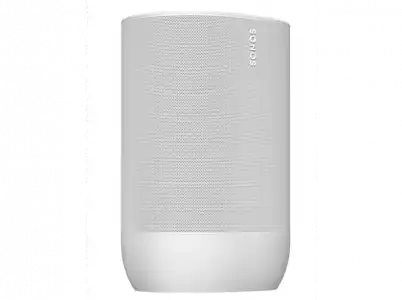 Altavoz inalámbrico - Sonos Move, Bluetooth, Resistente al agua IP56, Recargable, Blanco