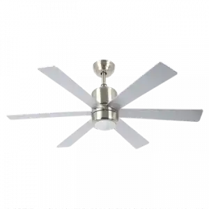 Bastilipo - Mónaco Niquel Led - Ventilador De Techo Led Con Mando A Distancia