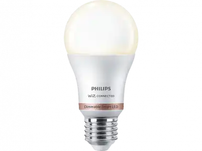 Bombilla inteligente - Philips Smart LED, 8W A60 E27, Luz Cálida Regulable, WiFi, Con tecnología SpaceSense