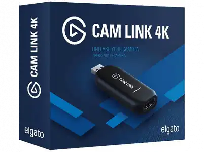 Capturadora de vídeo - Elgato Cam Link 4K 10GAM9901, USB, HDMI, Negro