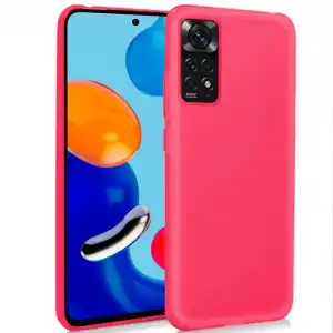 Cool Funda Silicona Rosa para Xiaomi Redmi Note 11/Note 11S