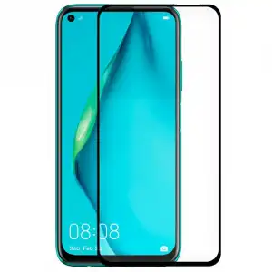 Cool Protector Pantalla Cristal Templado Full 3D Negro para Huawei P40 Lite/P40 Lite E