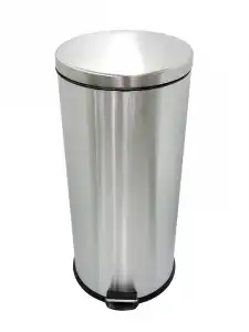 Cubo de basura ELECTRO DEPOT INOX 30L cierre suave
