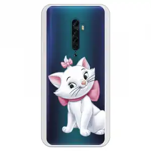 Funda Para Oppo Reno2 Oficial De Disney Marie Silueta - Los Aristogatos