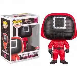 Funko Pop TV El Juego del Calamar Soldado Máscara Cuadrada Exclusivo