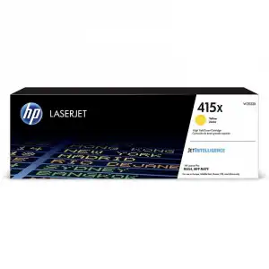 HP 415X Tóner Original Alta Capacidad Amarillo