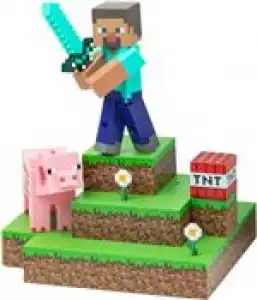 Lámpara Minecraft Diorama Steve