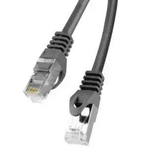 Lanberg Cable de Red RJ45 Cat.6 FTP 25cm Negro