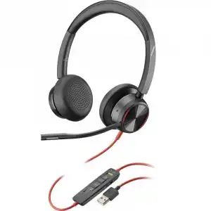 Plantronics Blackwire 8225 Auriculares USB Negros