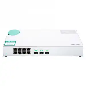 Qnap QSW-308S Switch no Administrado 3 Puertos 10G SFP+ + 8 Puertos Gigabit