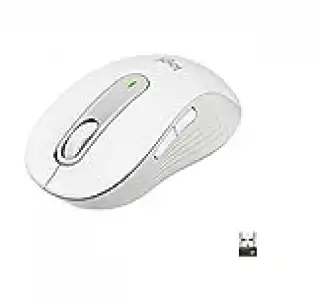 Ratón inalámbrico - Logitech M650 Signature, Para manos pequeñas y medianas, Bluetooth, Blanco