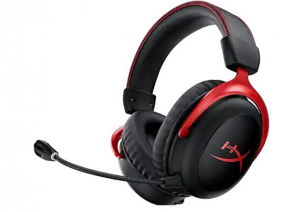 Auriculares gaming - HyperX Cloud III, Inalámbrico, Audio espacial DTS®, Compatible PS5, Nintendo Switch, Rojo