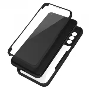 Avizar Funda Plexiglás Polímero Antigolpes Contorno Negro para Oppo A54/A74 5G