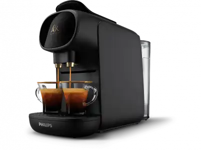 Cafetera de cápsulas - ‎Philips ‎LM9012/60, 1450 W, 19 bar, 0.80 l, Función 2 tazas, Sistema antigoteo, Negro