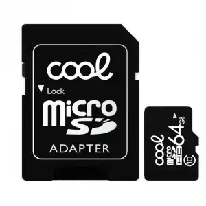 Cool MicroSDHC 64GB Clase 10 + Adaptador