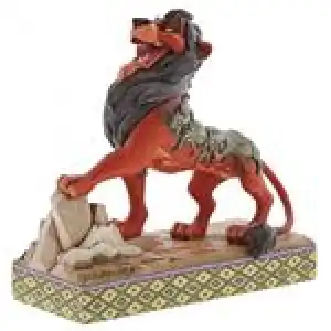 Diorama Enesco Disney El rey León Scar 18cm