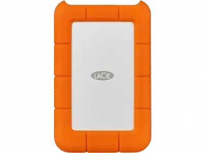 Disco duro 4 TB - Lacie Rugged Mini, Externo, Para Mac y Windows, Naranja