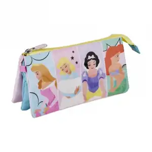 Estuche Escolar Princesses Disney Rosa (11,5 X 2 X 22,5 Cm)