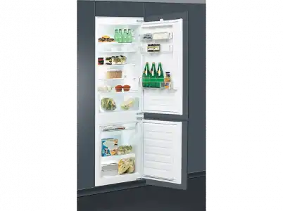 Frigorífico combi integrable - Whirlpool ART 66011, LessFrost, 177 cm, 273 l, Fresh Box, Iluminación LED, Blanco