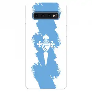 Funda Para Samsung Galaxy S10 Del Celta Escudo Trazo Azul - Licencia Oficial Rc Celta