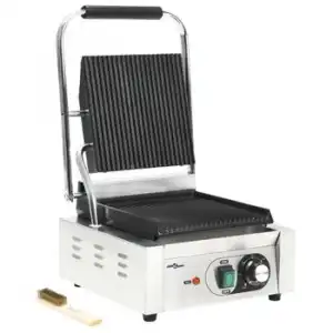 Grill Parrilla Estriada De Acero Inoxidable 1800 W 31x30,5x20cm Vidaxl