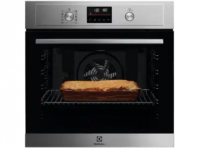 Horno - Electrolux EOF4P56X, Multifunción, Pirolítico, 72 l, Anillo térmico, 60 cm, Inox