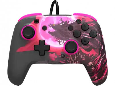 Mando - PDP Rematch Wired Controller Zelda Calamity Ganon, Para Nintendo Switch, Con Cable, Rosa