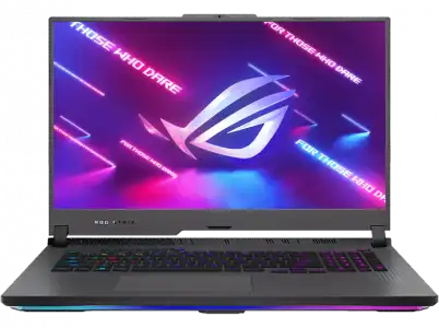 Portátil gaming - ASUS ROG Strix G17 G713PI-HX004, 17.3" Full HD, Ryzen™ 9 7945HX, 32GB RAM, 1TB SSD, RTX™ 4070, Sin sistema operativo