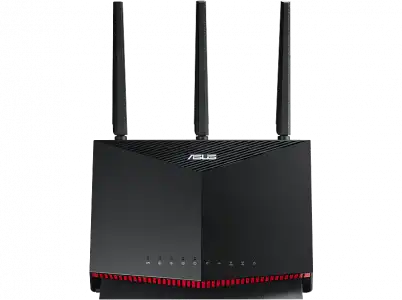 Router gaming - ASUS RT-AX86S, WiFi 6, Hasta 5700 Mbps, MU-MIMO, AiProtection Pro, Mobile Game Mode, Negro