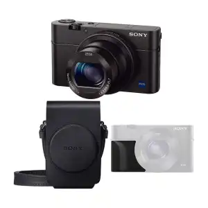 Sony - Cámara Compacta DSC-RX100M3 + Funda LCS-RXG + Accesorio De Agarre AG-R2